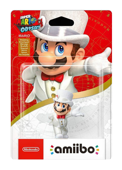 Packaging Mario en tenue de mariage