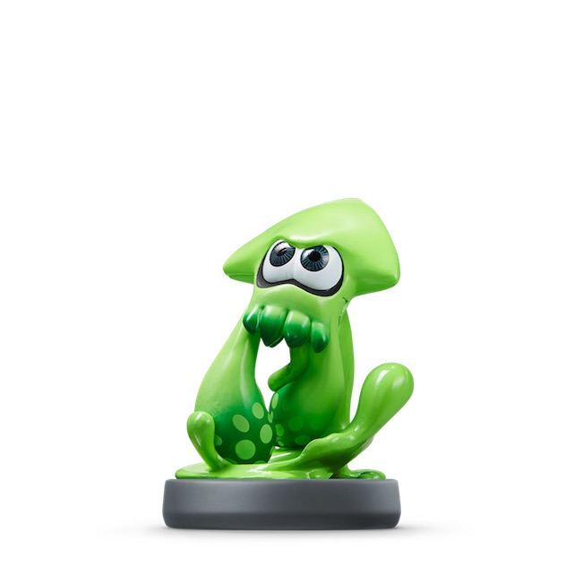 Calamar Inkling Vert visible sur amiibo-collection.com