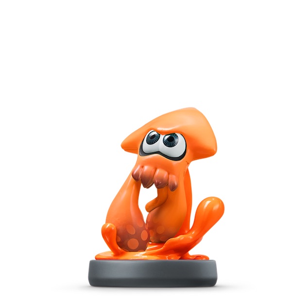 Calamar Inkling Orange visible sur amiibo-collection.com