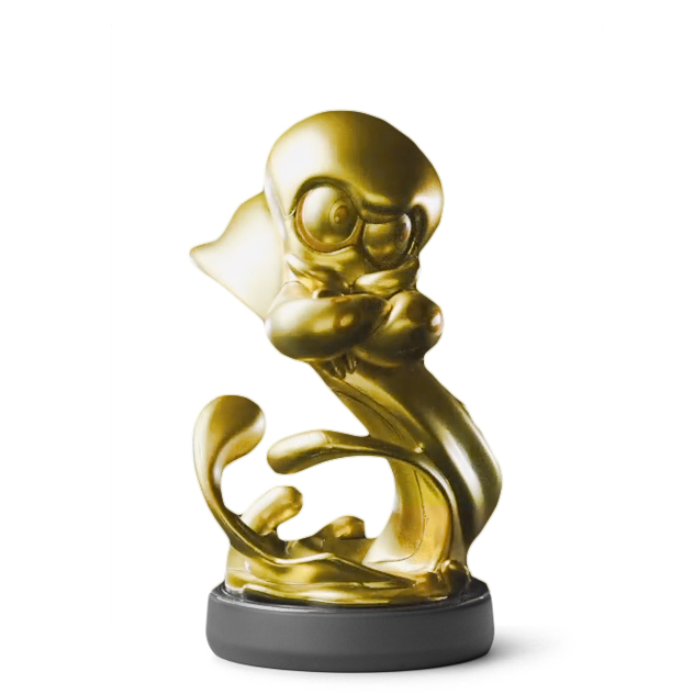 Voir l amiibo Poulpe Octaling édition Or