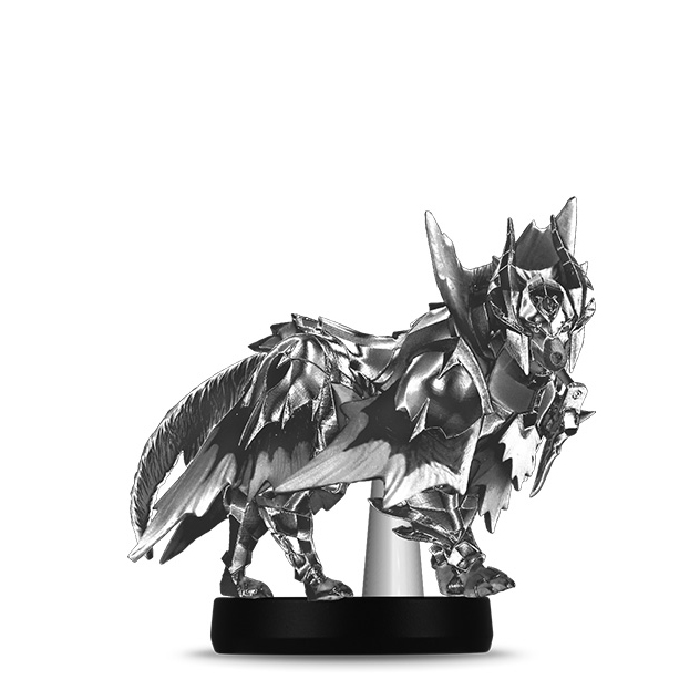 Pilpoils Canyne Malzeno version argent visible sur amiibo-collection.com