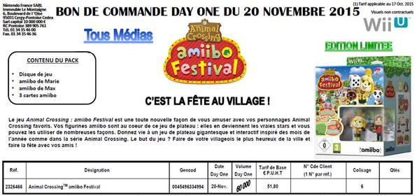 Quantité Bundle Animal Crossing Festival