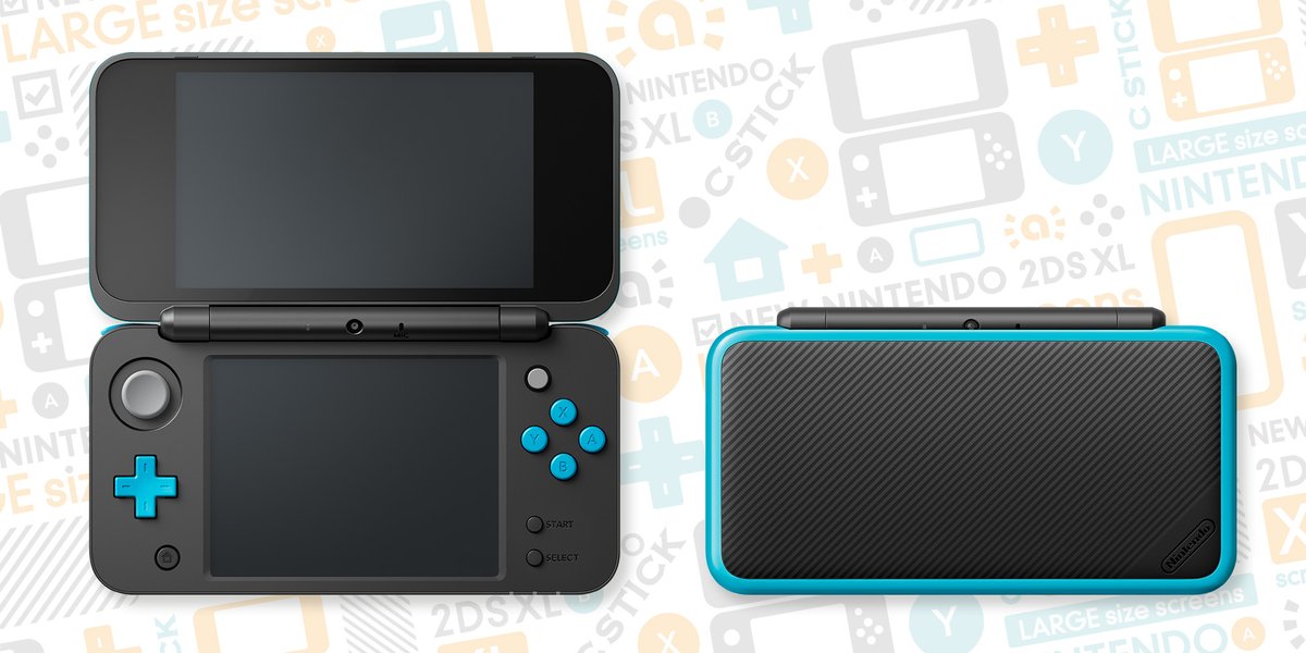 New 2DS XL Noir et turquoise