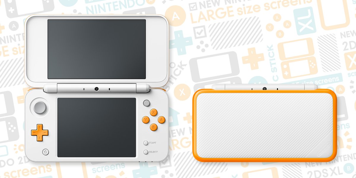 New 2DS XL Blanche et Orange