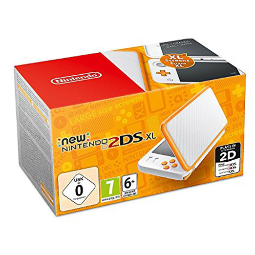 New 2 ds XL orange et blanche