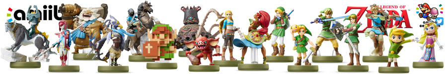 Tous les amiibo de la série Zelda