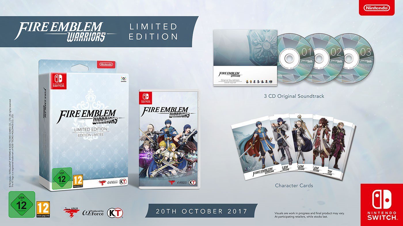 Coffret collector Fire Emblem Warriors sur Nintendo Switch