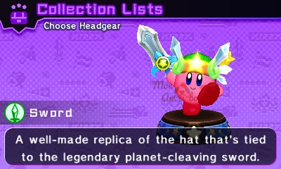 Chapeau Kirby sélection