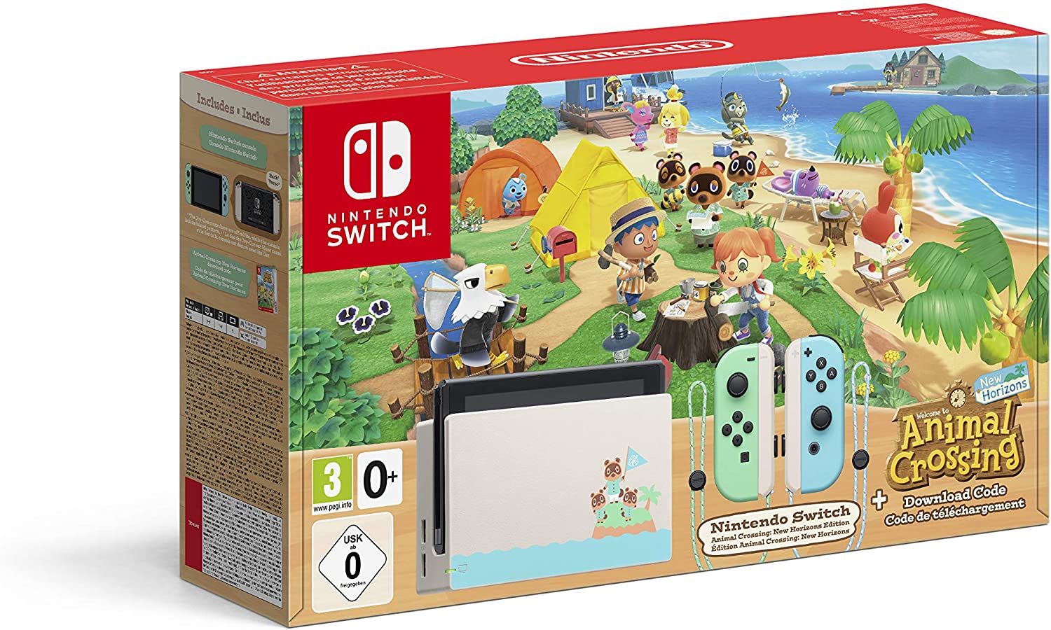 console Nintendo Switch édition limitée Animal Crossing