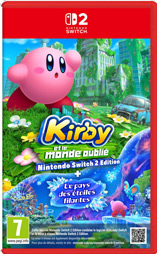 Jaquette du jeu Kirby et le monde oublié Nintendo Switch 2 Edition + Le pays des étoiles filantes